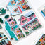 Winter Village Big House Seal Sticker [4types] | Deco Sticker