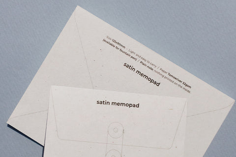 Satin Memo Pad [2types]