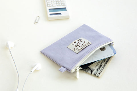 Coi Twill Flat Mini Pouch [5colors] | Mini Makeup Pouch