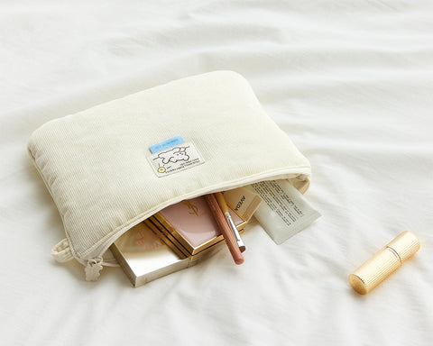 Coi Corduroy Flat Pouch [2colors] | Daily Pouch