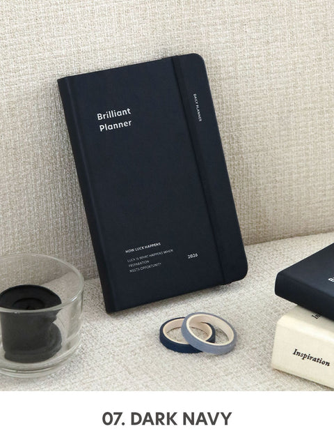 2026 Brilliant Daily Planner [7colors] | Daily Diary