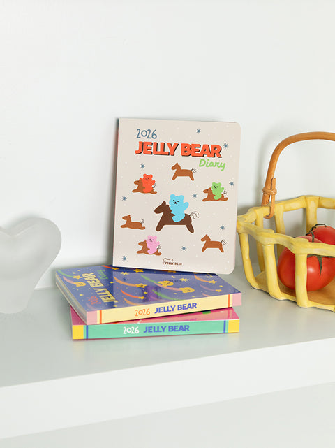 2026 Jelly Bear Weekly Diary [3types] | 2026 Weekly Planner