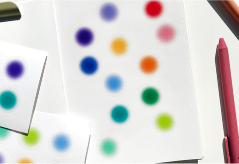 Blur Circle Seal Sticker | Deco Sticker | 18sheets