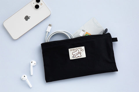 Coi Twill Flat Pencil Pouch [5colors]