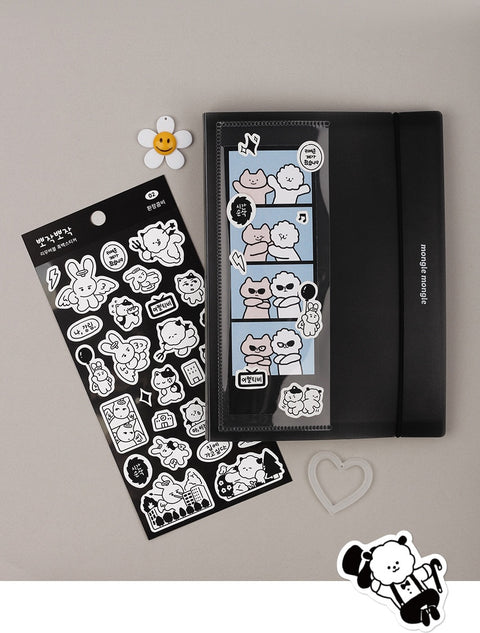 Black & White Sticker Pack | 4sheets