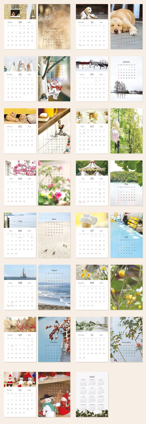 2026 Mind Snap Desk Calendar [2types]