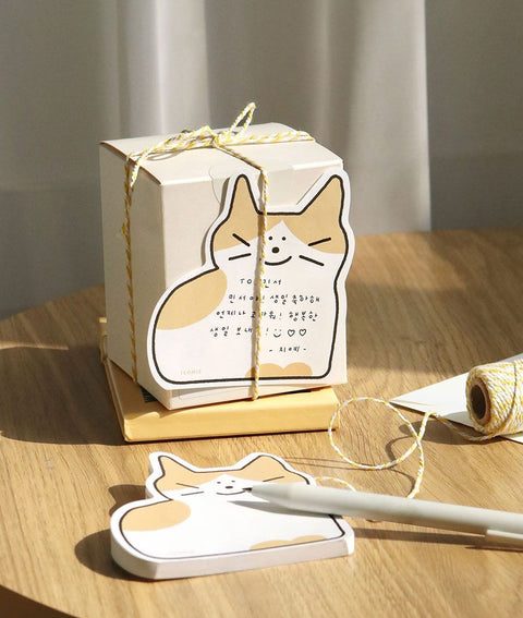 Doodle Cat Memo Pad [4types] | Kitty Notepad