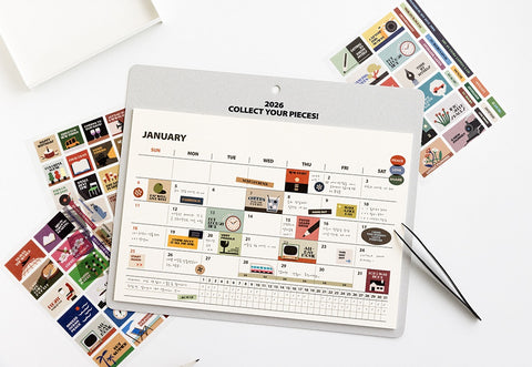 LIFE&PIECES Point Sticker Set [2types] | 6sheets