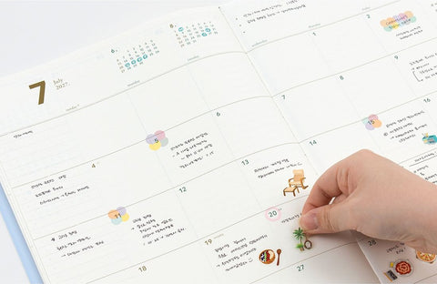 2027 Weekly Planner XL A4 [8colors] | Notable Memory Extra Large Weekly Diary