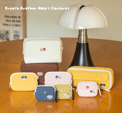 Brunch Brother Mogry Corduroy AirPods Pouch [6colors]