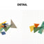 LIFE & PIECES Figure Sticker Pack [2types] | Triangle, Rectangle