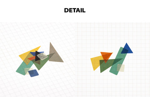 LIFE & PIECES Figure Sticker Pack [2types] | Triangle, Rectangle