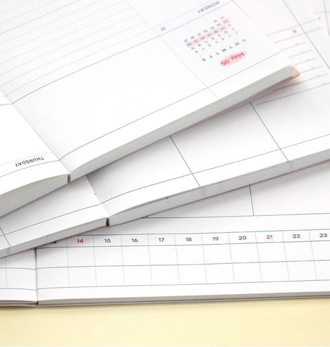 2027 Record On Weekly Planner B6 [4colors]