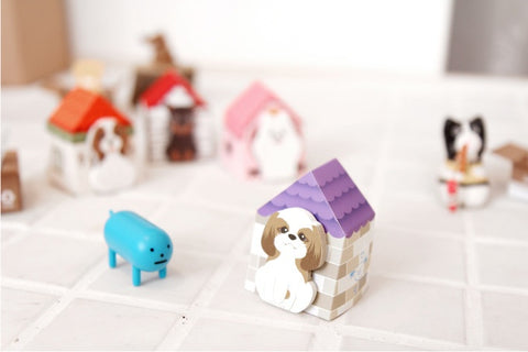 Puppy House Sticky Notes [4types]