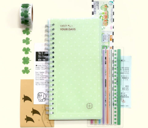 Catch Your Days Pocket Ticket Notebook [4types] | Archiving Notebook | Storage
