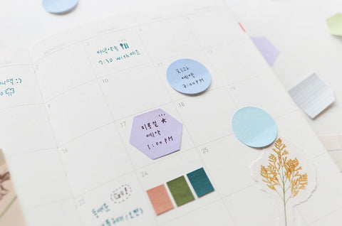 Plan Marker Sticky Notes [3colors] | Bookmark Tabs