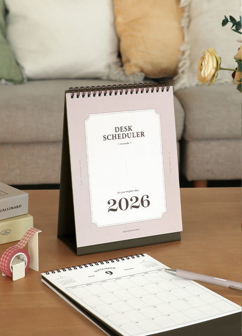 2026 Desk Calendar | Desk Scheduler 2026