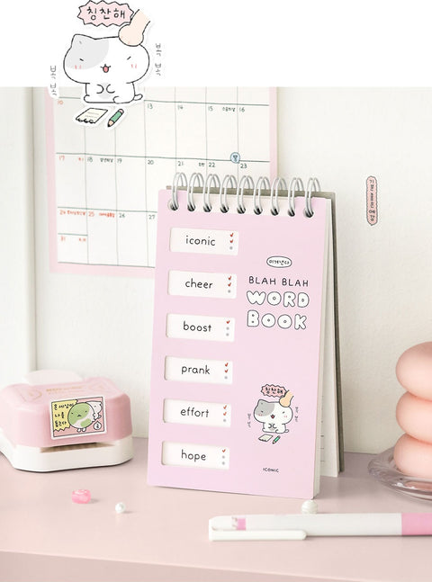ICONIC Blah Blah Word Notebook [4colors] | Word Book | Vocabulary