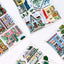 Winter Village Big House Seal Sticker [4types] | Deco Sticker