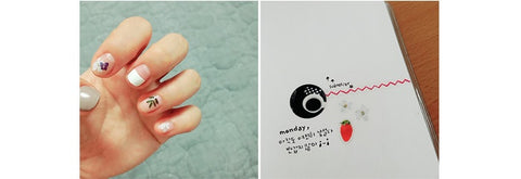 Planner Stickers [1050 deco flower]