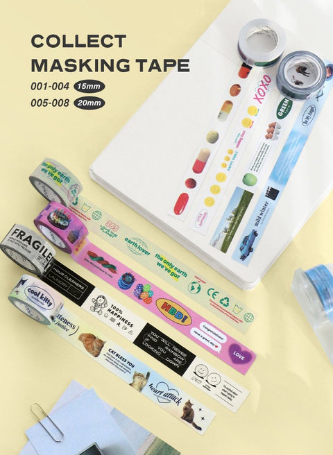 ICONIC Collect Masking Tape [4types]