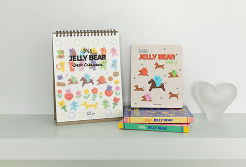 2026 Jelly Bear Weekly Diary [3types] | 2026 Weekly Planner