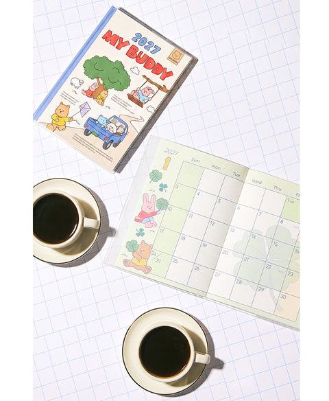 2027 My Buddy Weekly Planner [3colors] | 2027 Weekly Diary