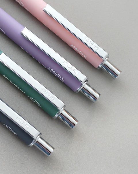 NON-SLIP SMOOTHING PEN [4colors] | GEL PEN 0.38mm & BALLPOINT PEN 0.7mm