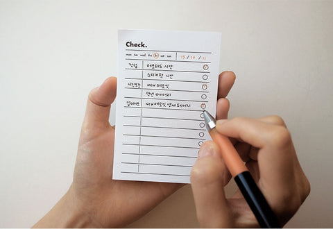 O LD! Happier Memo Pad [12types] | Daily Notepad