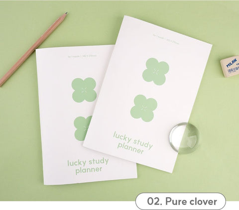 Lucky Study Planner for 1 month ver.2 [4types]