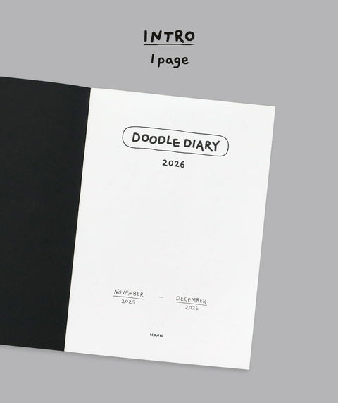 2026 Doodle Weekly Planner [4types]