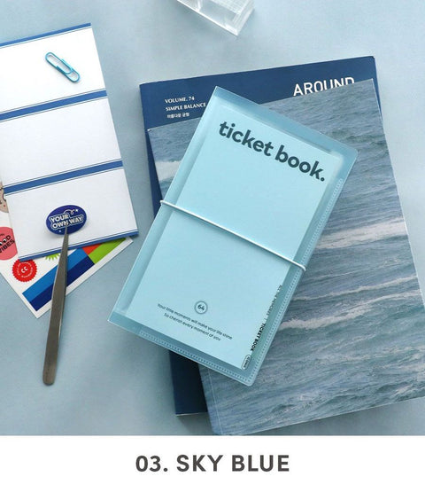 Collect Ticket Book [4colors] | Ticket Scrapbook | Pocket Album