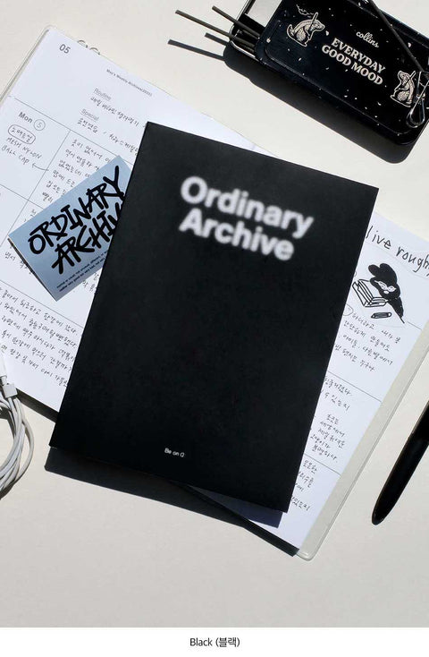 2025 Ordinary Archive Weekly Planner [6colors]