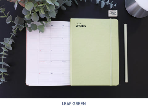 2025 A Piece of Weekly Planner [5colors]