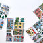 Winter Village Big House Seal Sticker [4types] | Deco Sticker
