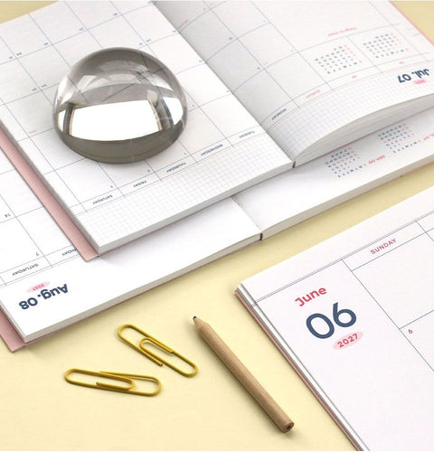 2027 Record On Weekly Planner B6 [4colors]