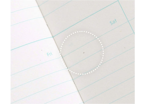 Slow Weekly Planner [4types] | Compact Handy Weekly Diary