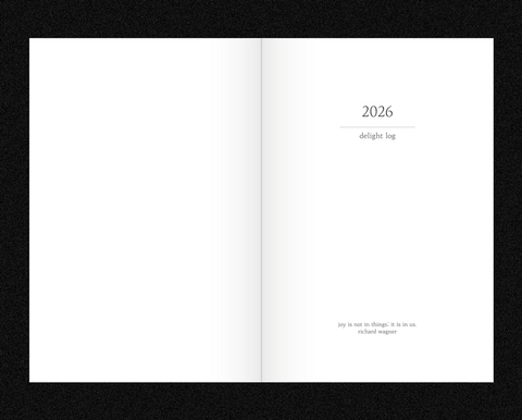 2026 Delight Log Weekly Planner [4types]