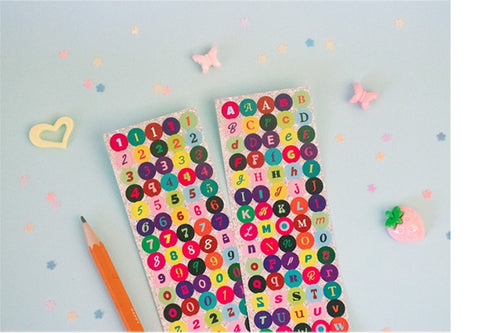 Retro Glitter Sticker Pack | 2sheets