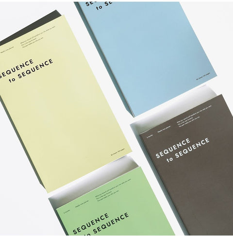 Sequence to Sequence Weekly Planner (6months) [4types]