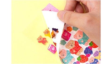 Luca Bear Seal Sticker Pack Set | 8sheets