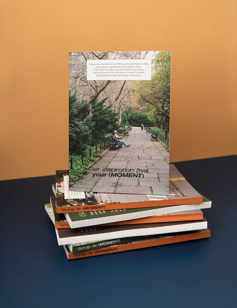 Scrap the Moment Notebook [3types] | Grid Line Blank