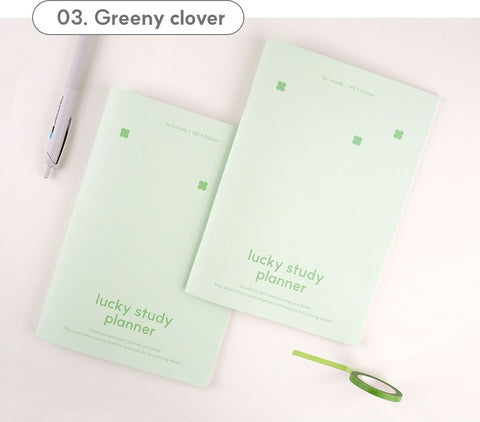 Lucky Study Planner for 1 month ver.2 [4types]