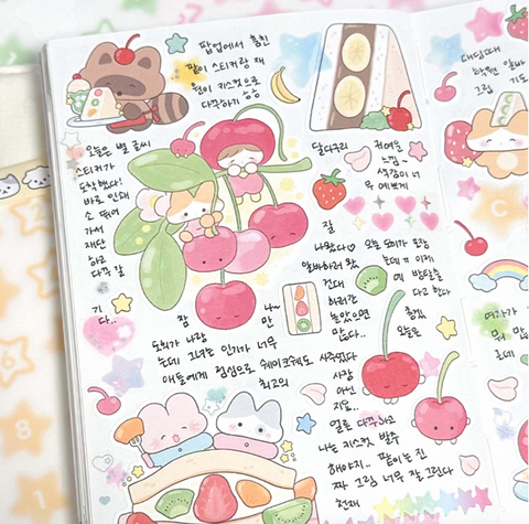 MOII TTOI Kiss Cut Tape [5types] | Kiss Cut Deco Sticker
