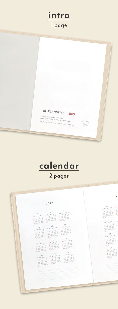 2027 The Planner L Monthly Planner [4colors]