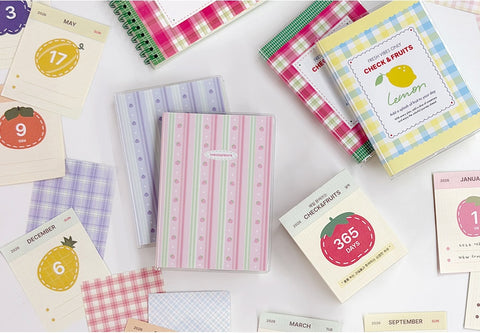 2026 Check&Fruits Daily Calendar | Day Calendar