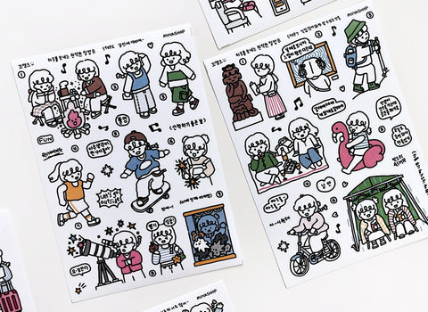 Little Kids Seal Stickers [How to Have the Perfect Day | B I Like Outside]