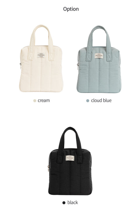 Comfy Cozy v.2 Square Tote Bag [3colors]