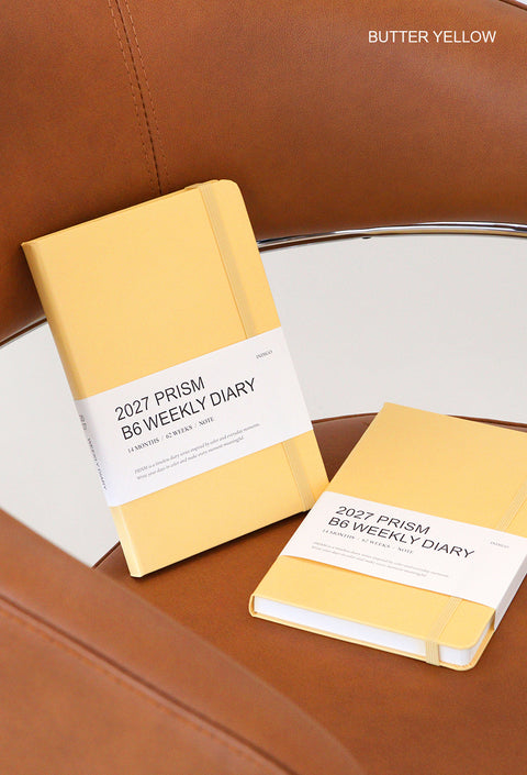 2027 PRISM B6 Weekly Diary [12colors] | Weekly Planner