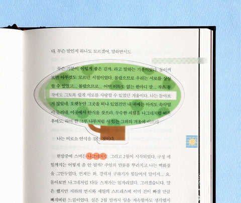 Sentence Collection Transparent Bookmark Set [3types]